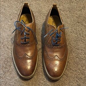 👞 Men’s ALDO Cognac Brown Wingtip Oxford Shoes – Size 13